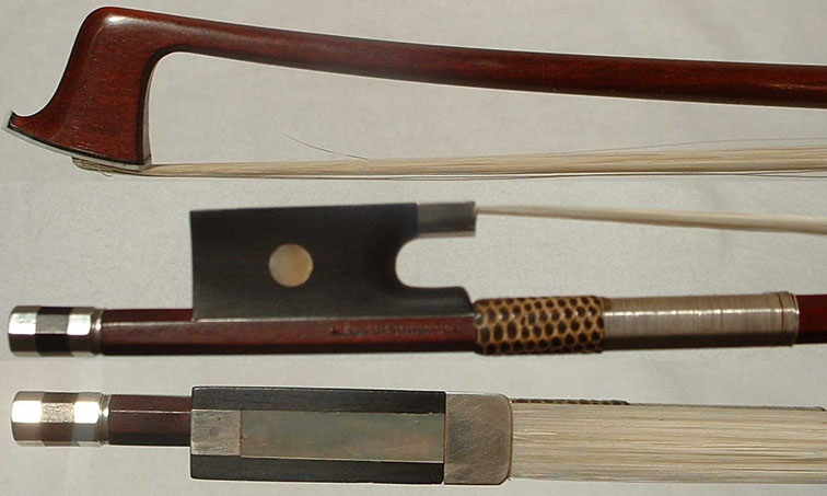 Violin bow makers underslide form for violin 